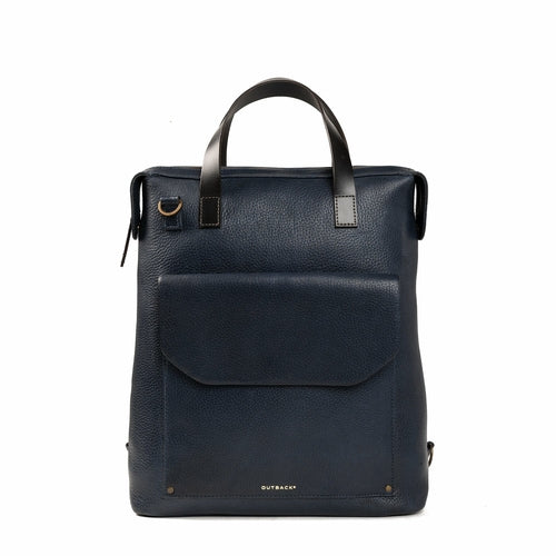 Austin Convertible Leather Bag – Premium Full-Grain Leather Backpack, Tote & Shoulder Bag