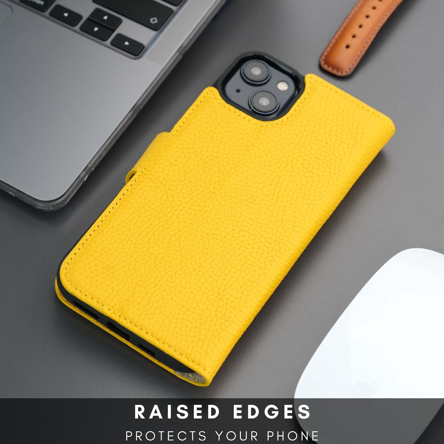 Casper Leather iPhone 14 Wallet Case | MagSafe