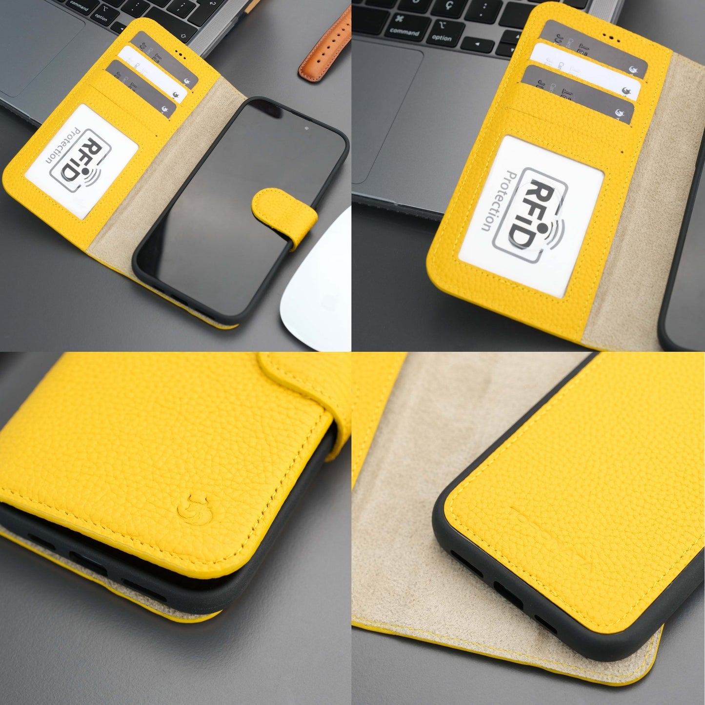 Casper Leather iPhone 14 Wallet Case | MagSafe