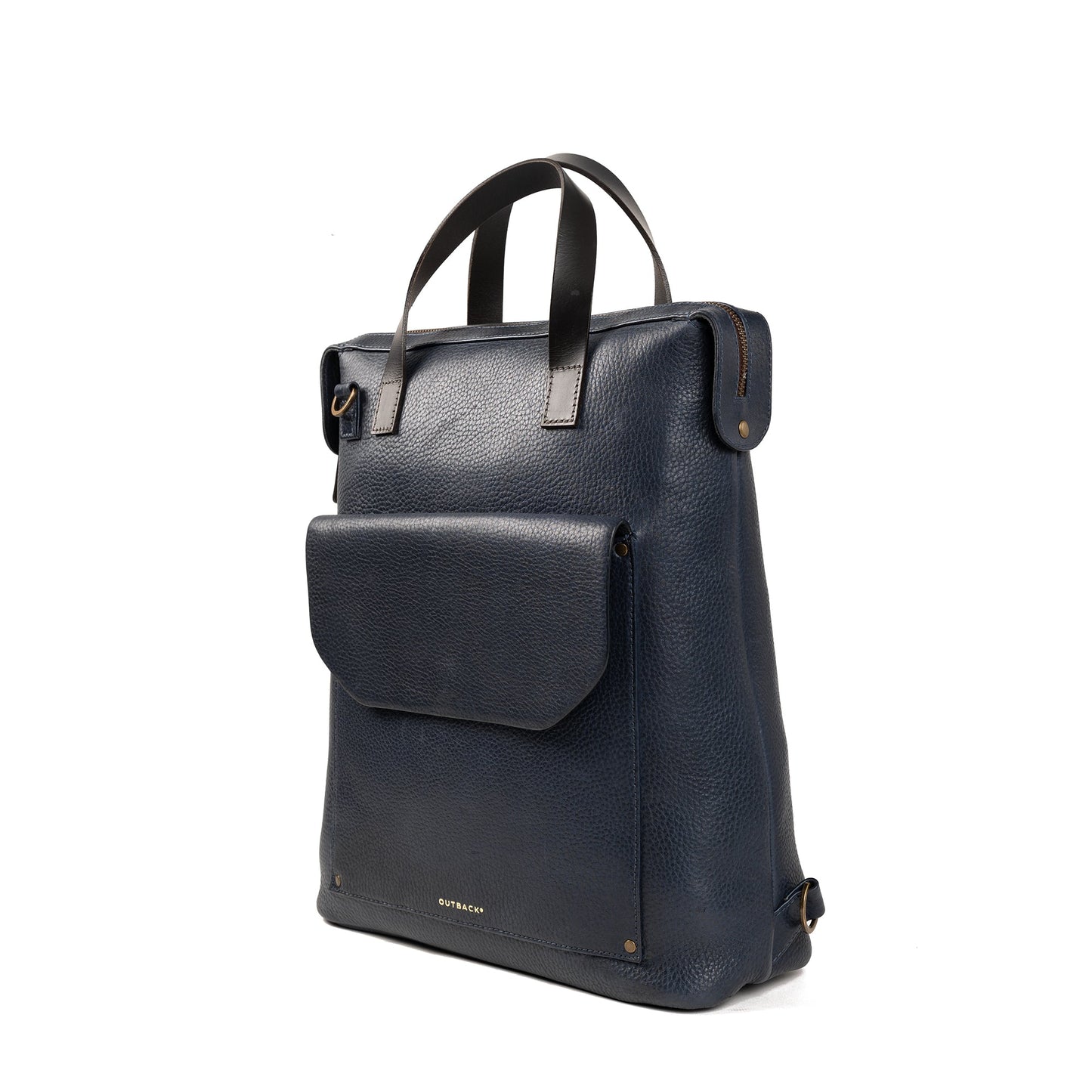 Austin Convertible Leather Bag – Premium Full-Grain Leather Backpack, Tote & Shoulder Bag