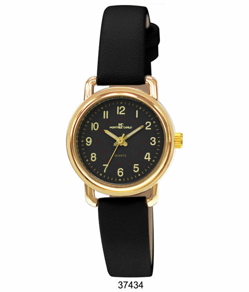 3743 - Faux Leather Band Watch