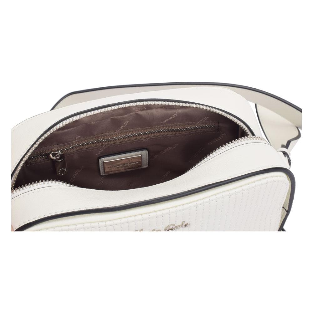 Maria Carla Women’s Fashion Luxury Leather Handbag – Small Crossbody Purse, Smooth Soft Grain Leather