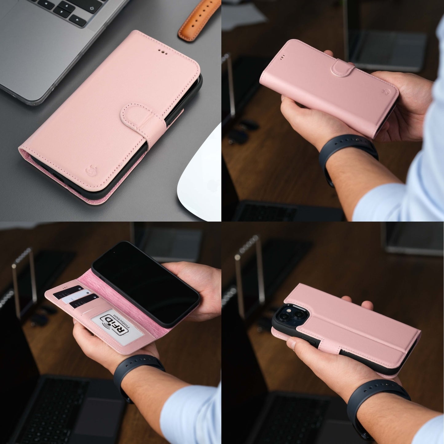Casper Leather iPhone 14 Wallet Case | MagSafe