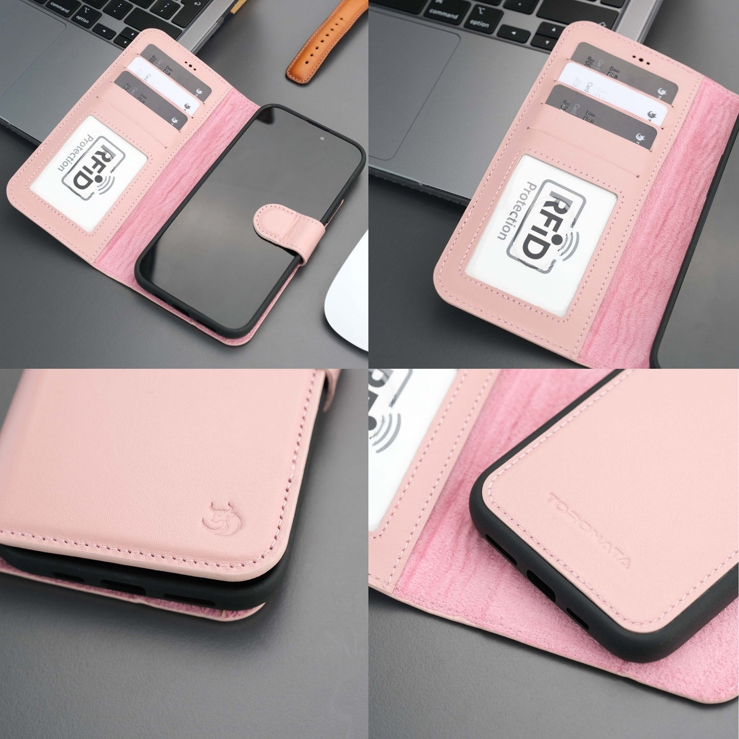 Casper Leather iPhone 14 Wallet Case | MagSafe