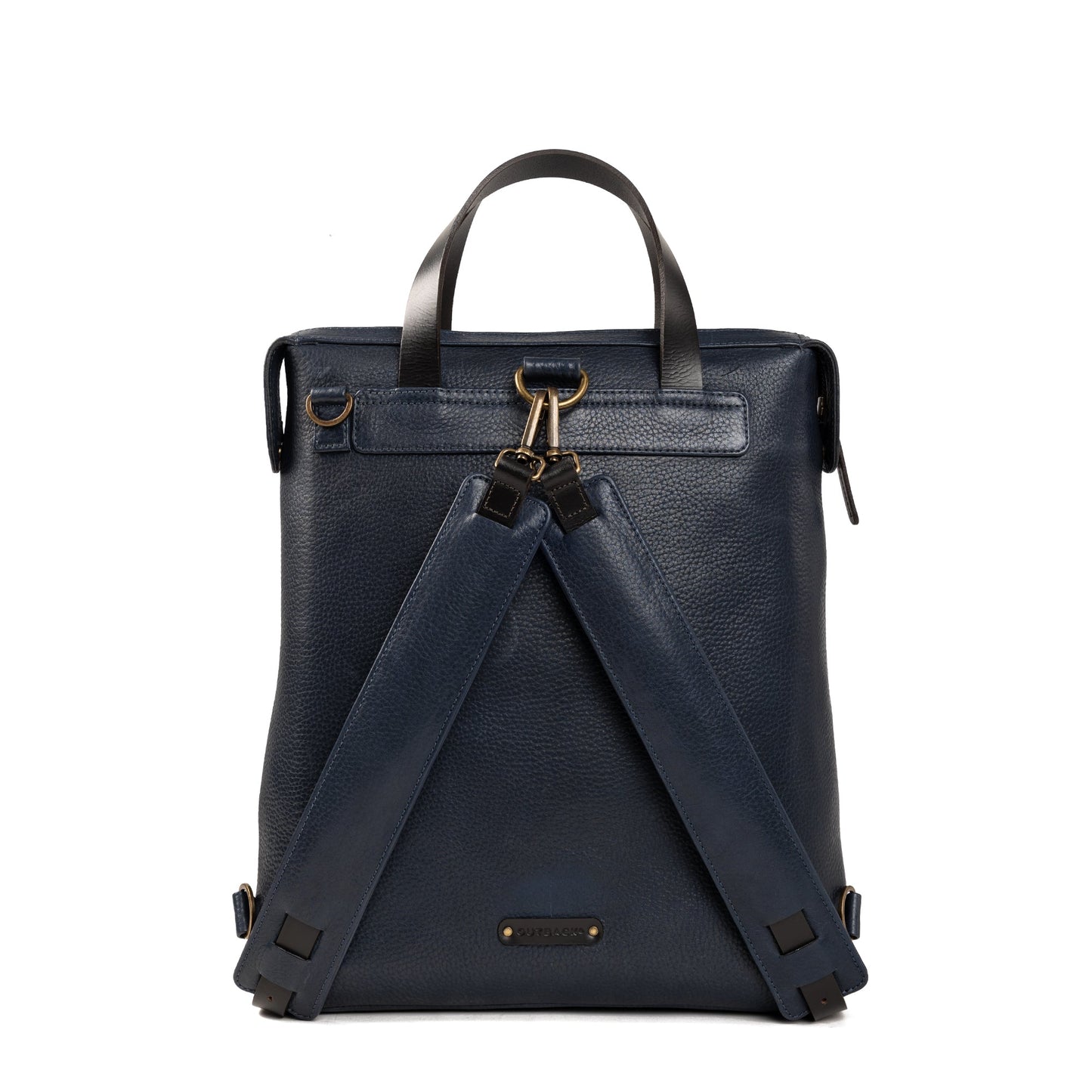 Austin Convertible Leather Bag – Premium Full-Grain Leather Backpack, Tote & Shoulder Bag