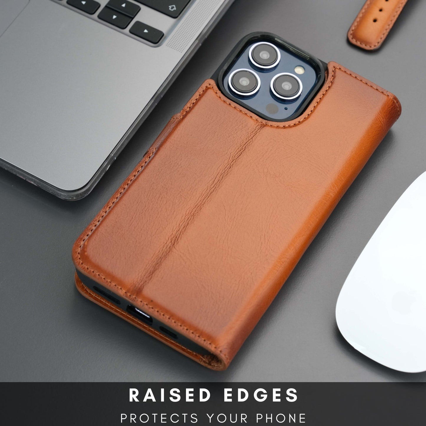 Casper iPhone 16 Pro Wallet Case Leather MagSafe