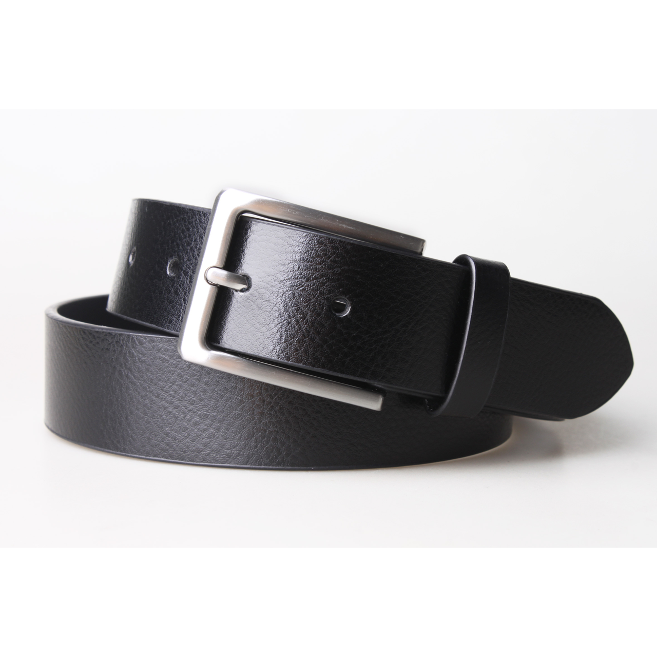 Grant Textured Leather 3.5 CM Belt