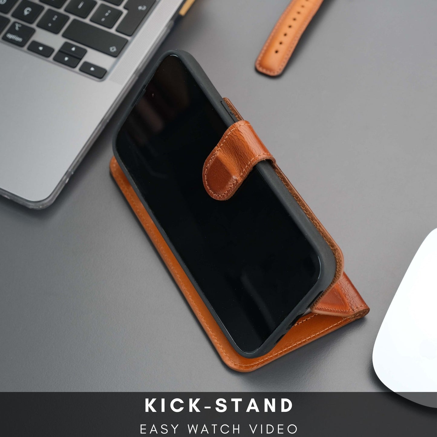 Casper Leather iPhone 14 Wallet Case | MagSafe