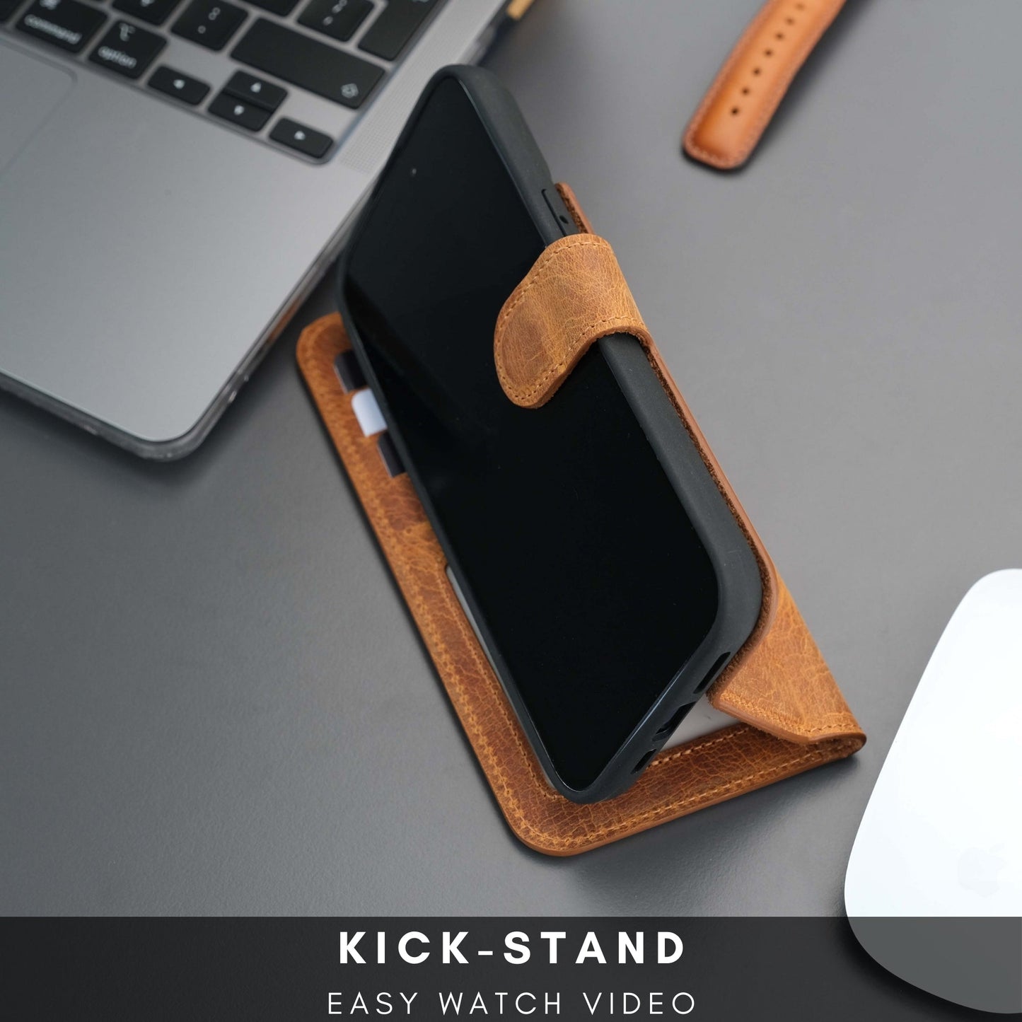 Casper Leather iPhone 14 Wallet Case | MagSafe