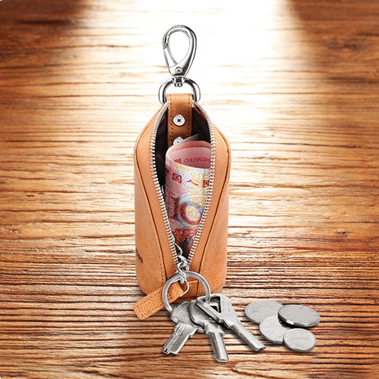 Leather Keychain Wallet