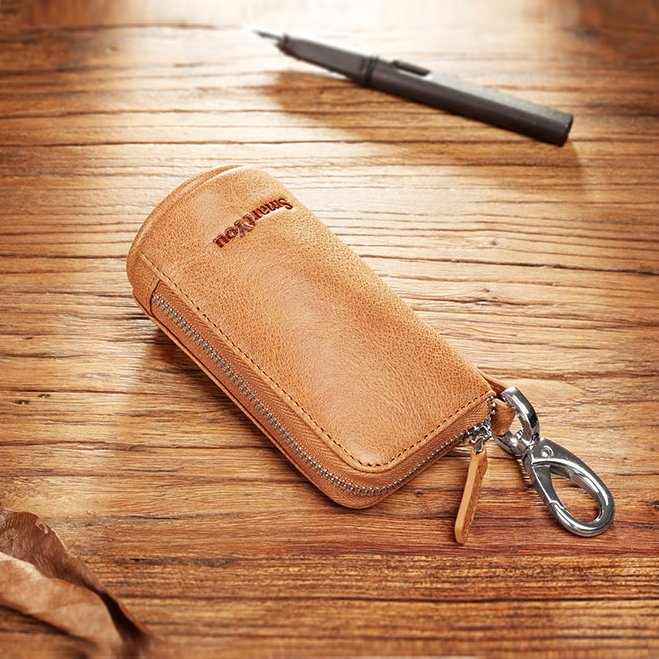 Leather Keychain Wallet