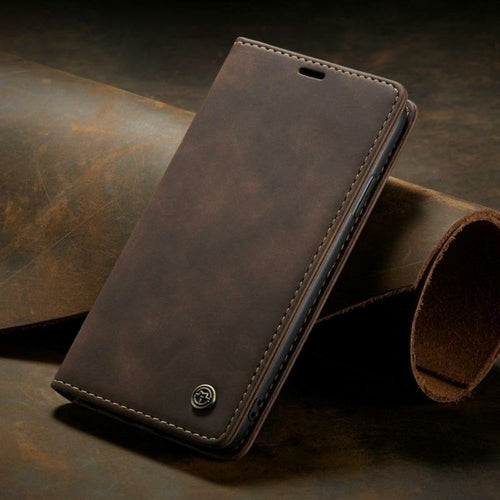 Luxury Magnetic Flip Wallet Case for iPhone 7, 8, X, 11, 12, 13, 14, 15