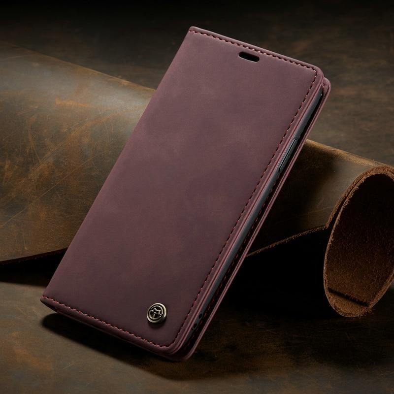 Luxury Magnetic Flip Wallet Case for iPhone 7, 8, X, 11, 12, 13, 14, 15