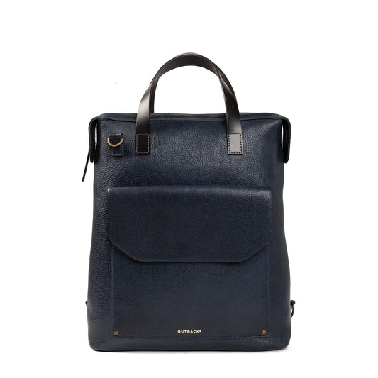 Austin Convertible Leather Bag – Premium Full-Grain Leather Backpack, Tote & Shoulder Bag