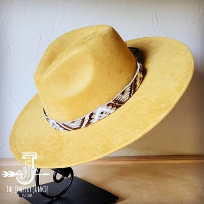 Gold Aztec Western Leather Band Choice Hat