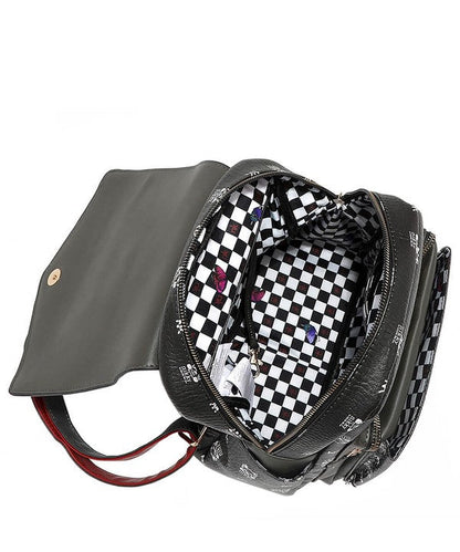 Nicole Lee USA Cat Eco-Leather Convertible Backpack Bag – Sustainable Women’s Shoulder & Backpack Purse