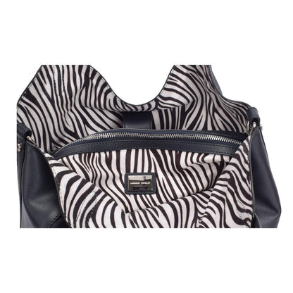 Maria Carla Women’s Luxury Leather Handbag – Flavia Smooth Leather Structured Tote with Horsehair Detail