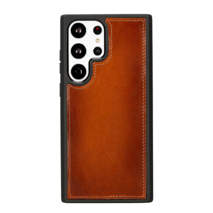 Buffalo Leather Samsung Galaxy S24 Ultra Wallet with Detachable Case