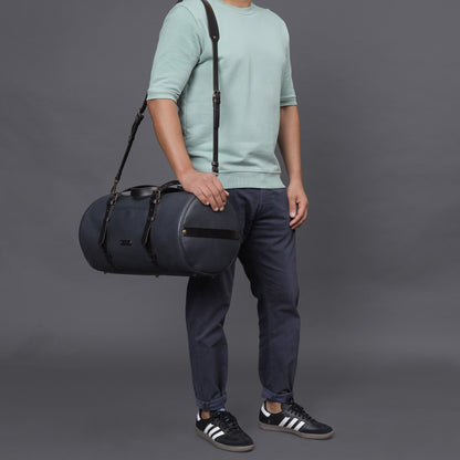 Miami Leather Gym Bag – Premium Full-Grain Leather Duffel for Travel & Fitness