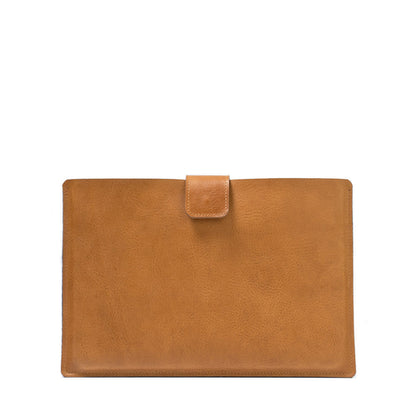 Leather Sleeve for iPad with Magnetic Strap
