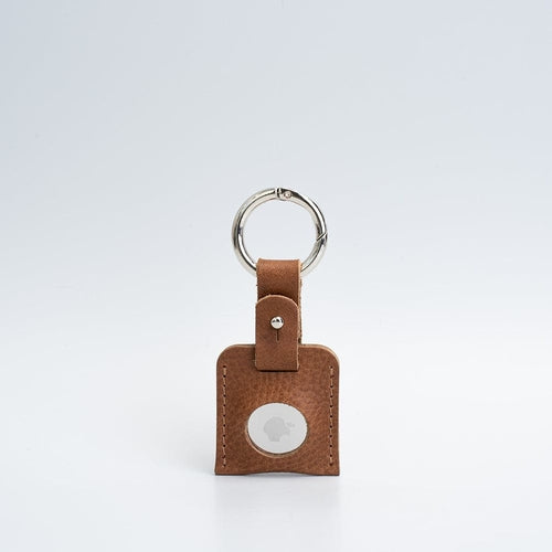 Leather AirTag Keychain