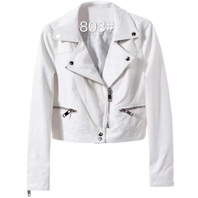 Perfect Biker Style – Slim Fit Faux Leather Jacket