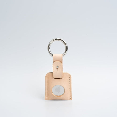 Leather AirTag Keychain