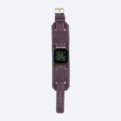Swansea Cuff FitBit Leather Watch Straps