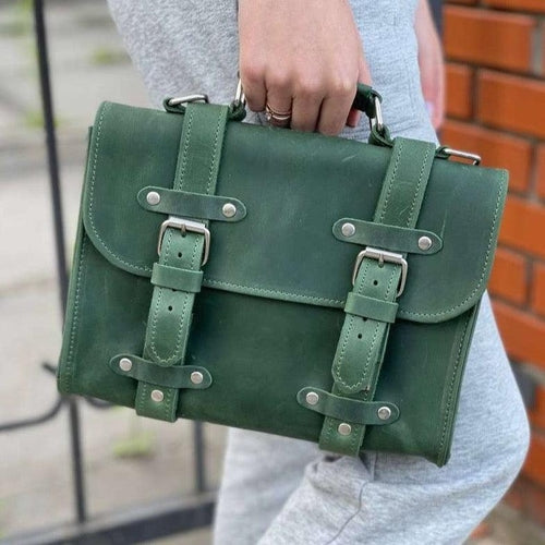 Genuine Leather Briefcase Bag Lora | Women's Work Bag