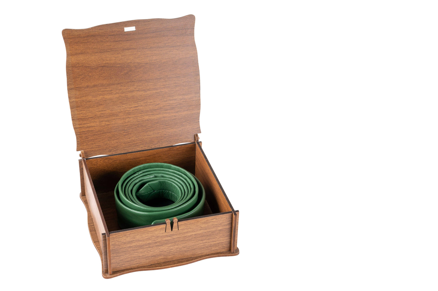 Green Soft Genuine Skinny Tie - Necktie Free Box