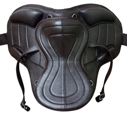 Brown Leather Softy Treeless Horse Saddle Size 13" Inch