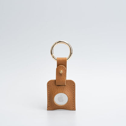 Leather AirTag Keychain