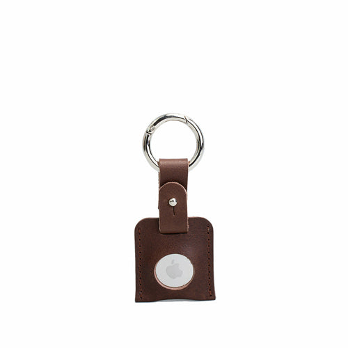 Leather AirTag Keychain
