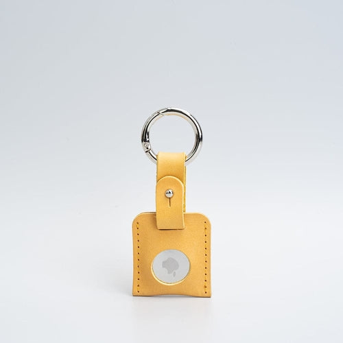 Leather AirTag Keychain