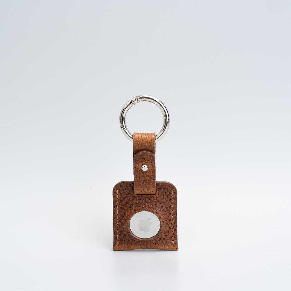 Leather AirTag Keychain