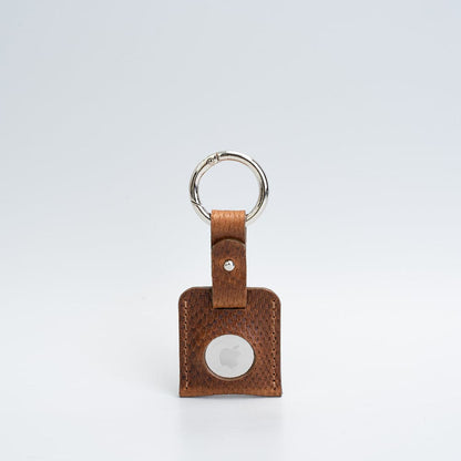 Leather AirTag Keychain