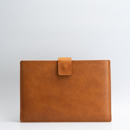 Leather Sleeve for iPad with Magnetic Strap
