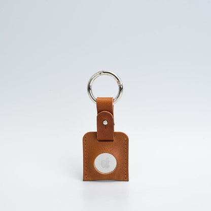 Leather AirTag Keychain